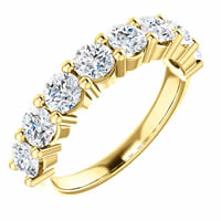 Item # SR128555150 - Gold Diamond Anniversary Band. 1.50CT