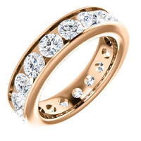Item # SR128774350RE - Rose Gold Eternity Band