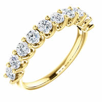 Item # SR128858100 - Gold Eternal-Love Anniversary Ring. 1.0CT