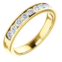 Item # SR9128811E - Diamond Wedding Band 1.0CT