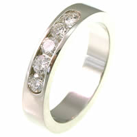 Item # ST10881AWE - 18K Gold Diamond Anniversary Band