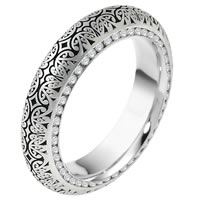 Item # V11474W - 14K Diamond Eternity Verona Lace Ring Juliet