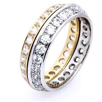 Item # WB5860EA - 18K Gold Diamond Eternity Band 