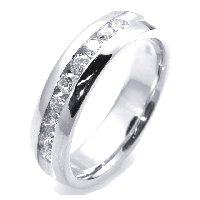 Item # WB7832W - Diamond Mens Wedding Band