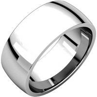 Item # X123831PD - Palladium 8mm Wide Comfort Fit Wedding Band