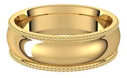 Comfort Fit Men's Wedding Bands
