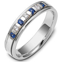 Sapphire Wedding Rings